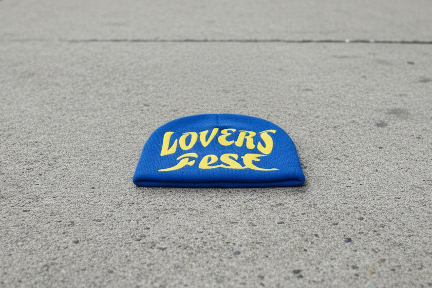 Lovers Fest knit beanies