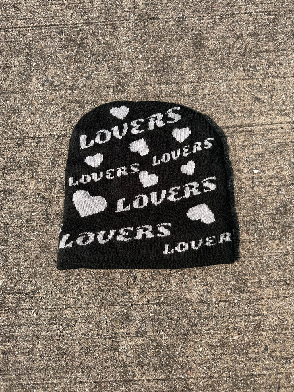 Lovers Fest Black Beanie