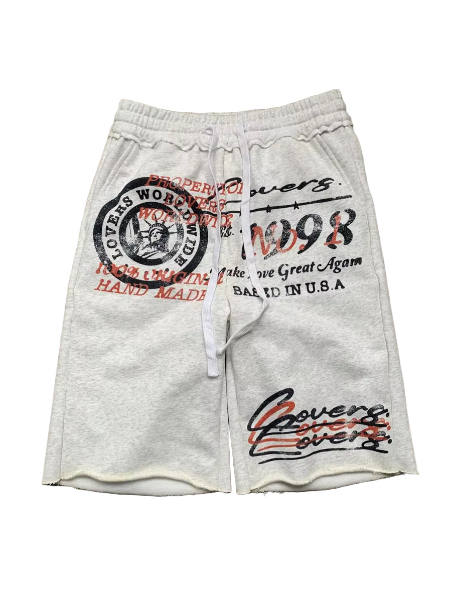 Lovers Worldwide Sweat Shorts